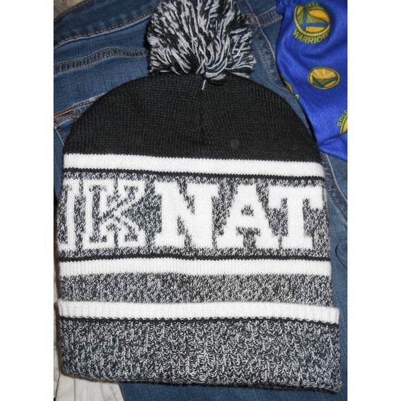 Victoria's Secret Accessories - Victoria's Secret PINK Beanie Hat PINK NATION Soft Blue OSFA